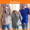 Elegant Women V Neck Casual Sweatshirt With Long Sleeves And Timeless Style