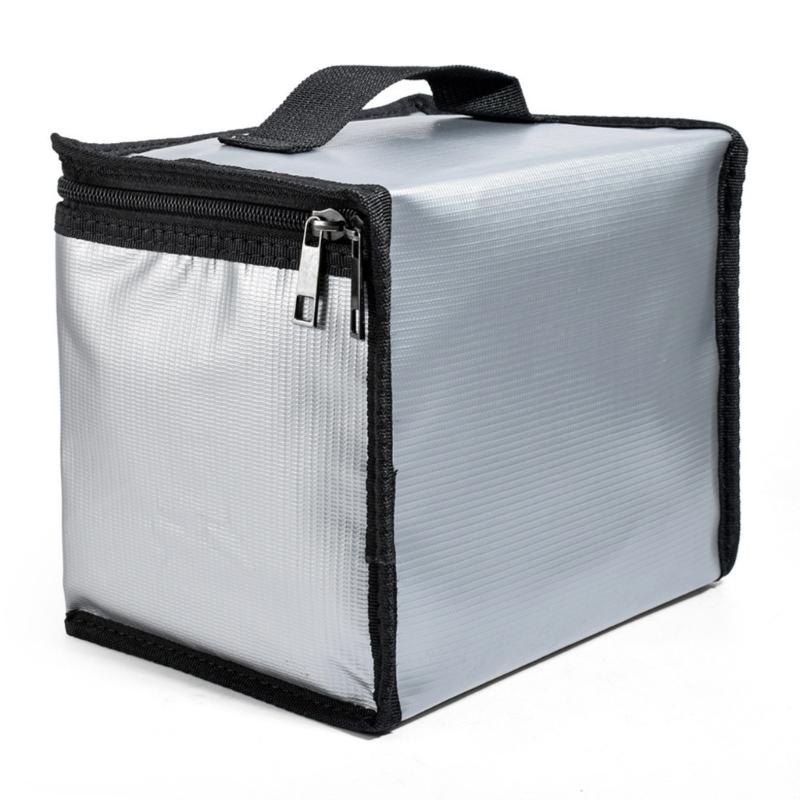 Fireproof Battery Safety Storage Bag Charging Port Design for Home Office Travel Electronics Protections