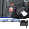 Rear Seat Kick Pad With Storage Bag For BYD Leopard 8 Denza B8 2025+ Seat Back Protection Storage Bag Interior Car Accessories