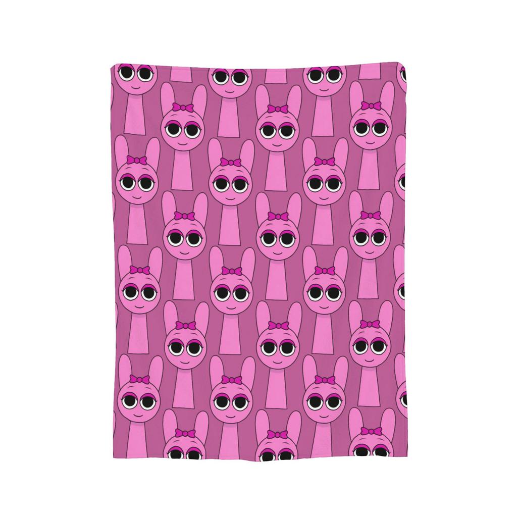 Coperta Gioco Cartone Animato Sprunki Incredibox Coperta Plaid in Flanella Decorazione Estiva per Condizionatore Morbida Calda Copriletto