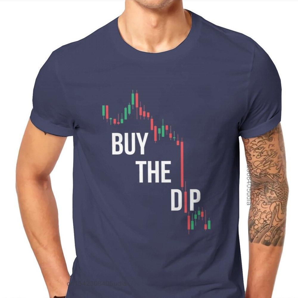Buy The Dip Btfd Bitcoin Cryptocurrency Meme T Shirt Vintage Graphic Oversized O-Neck Tshirt Top Sell Harajuku Men's Streetwear