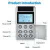 20 Gears Digital Therapy Full Massager Pain Relief Acupuncture Electrical TENS Machine Portable Pulse Massager