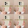 For Xiaomi Poco M6 Pro 4G 5G Casing Fashion Black Coconut Tree Liquid Silicone Soft TPU Cover For XiaomiPocoM6 M6Pro 4G 5G Funda