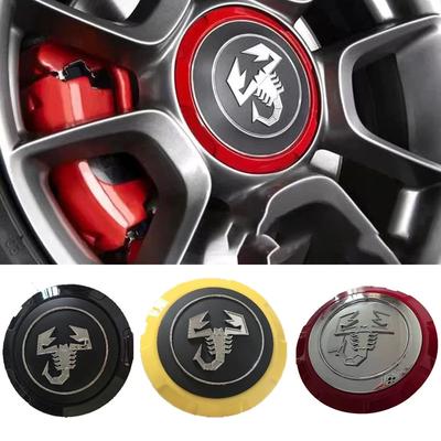 Car 133mm Wheel Hub Cover Emblem Sticker Accessory For Fiat Abarth 500 Tipo FR Panda Argo Punto Doblo Pulse Stilo Palio Pondo