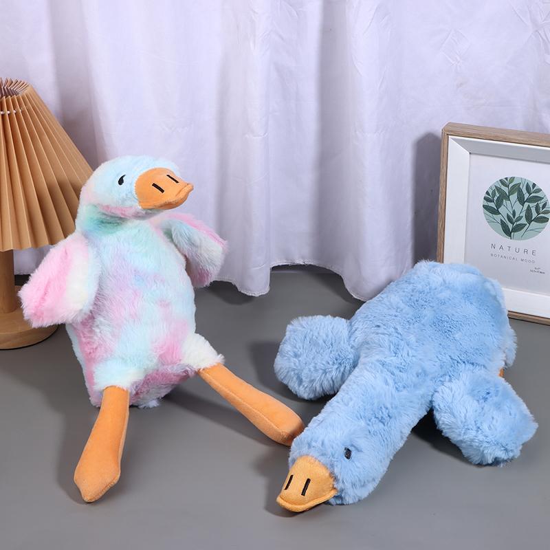 50cm Roztomilá Měkká Barevná Kachní Plyšová Hračka Pro Kočky Psy Relaxační Společník Uklidňující Úzkost Uvolnění Energie Psa Dárek Pro Domácí Mazlíčky