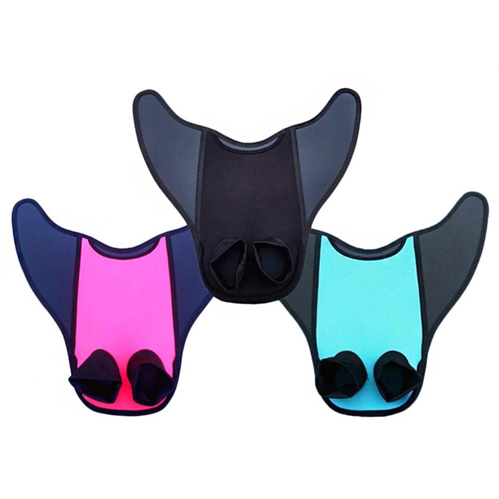 New 1pcs Mermaid Swimming Tail Monofin Fins One-piece Flipper Swim Fins Swimming Training Fins for Kids Child