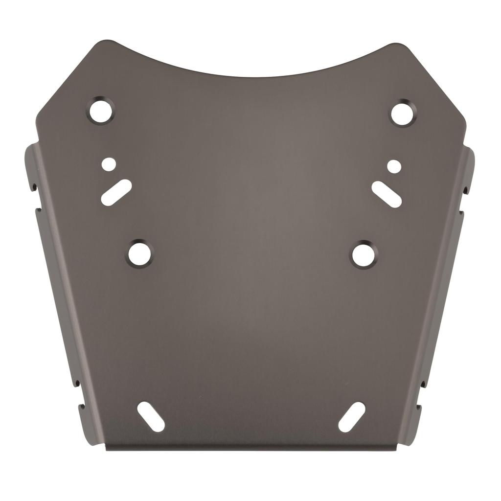 Kijima Motorcycle Parts Box Base Stay Rear Carrier Rack Aluminum Gunmetal for Italjet Dragstar ('22-) HZZ-08001