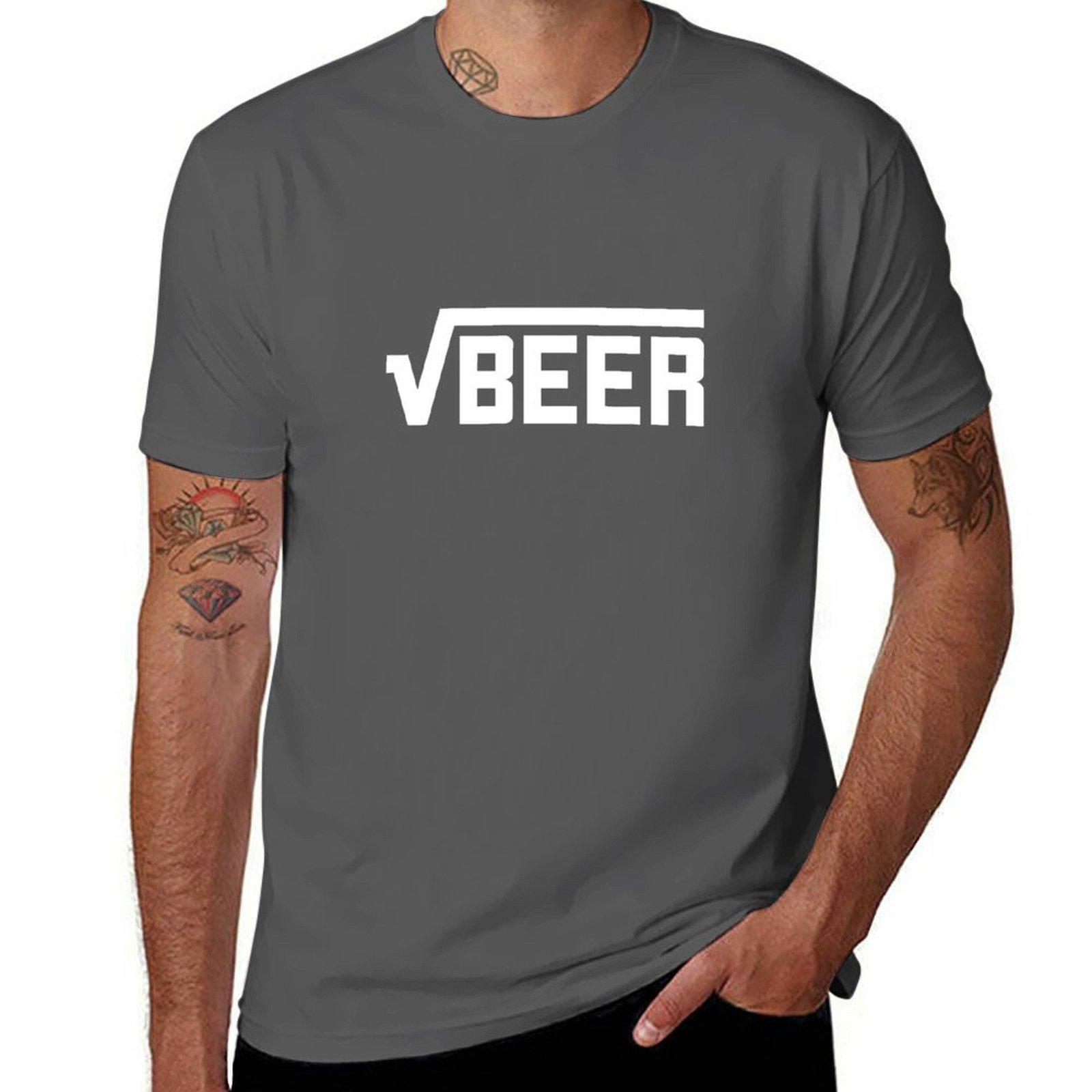 

Root Beer (Square Root of Beer) Math Joke T-Shirt t shirt for man 100 percent cotton man t shirts for men T-Shirt 4XL