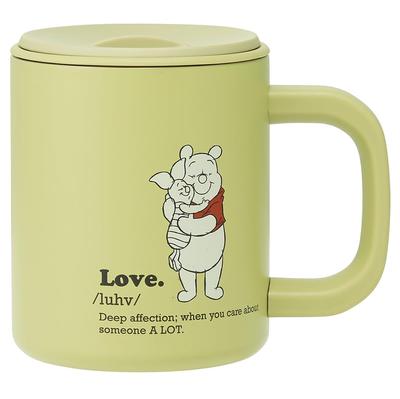 Skater Stainless Steel Mug with Lid Vacuum Insulated Double Wall Disney Winnie the Pooh Mute Color 330ml Thermal/Cold STMG4N-A