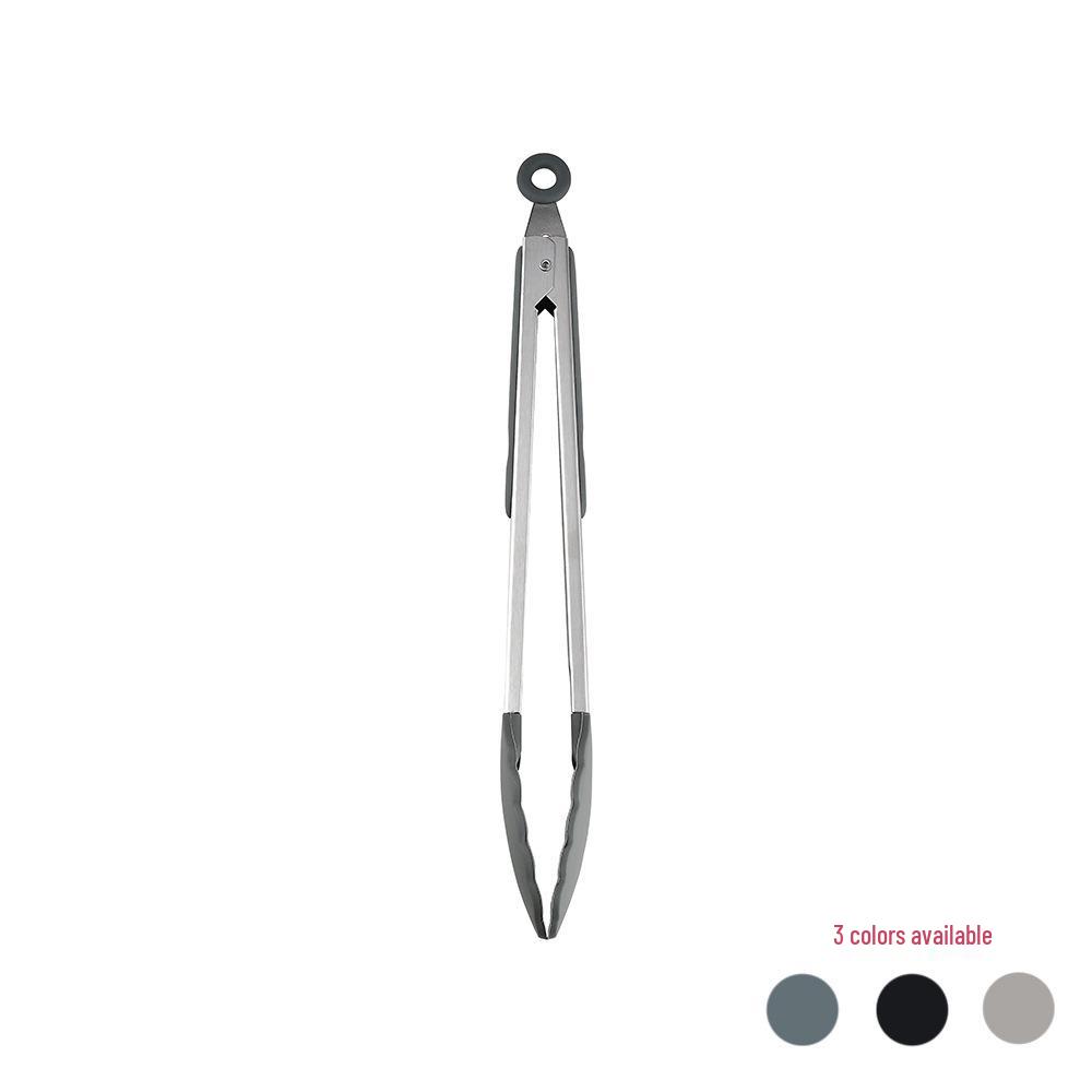 

Вращающийся силиконовый набор кухонной утвари Ruiming - Коллекция из 12 предметов из нержавеющей стали и силикона 12-inch Food Tongs хаки