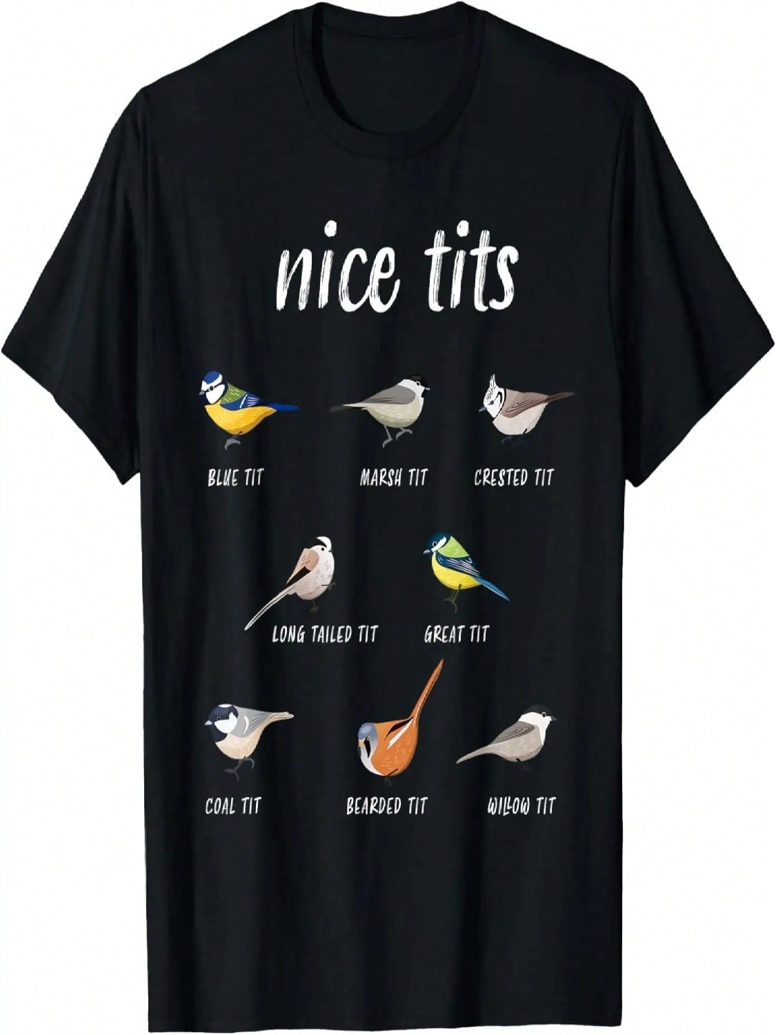 Nice- Funny Bird Watching Gift Birder Dad T-Shirt S