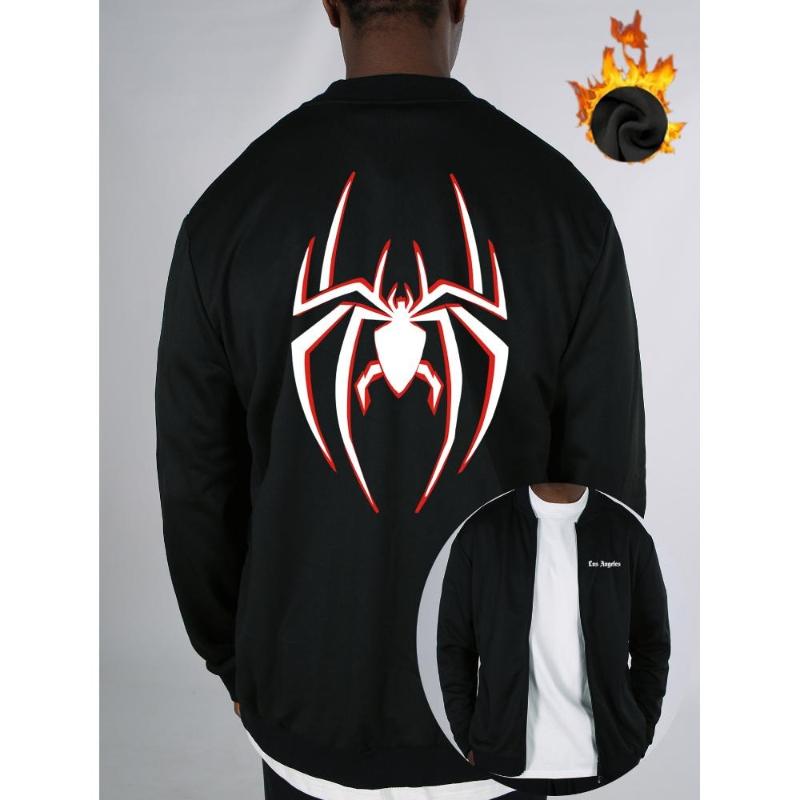 

Bomber Baseball Jacket, Fleece Lined, Camouflage & Striped Combo, Hiking & Camping XXL