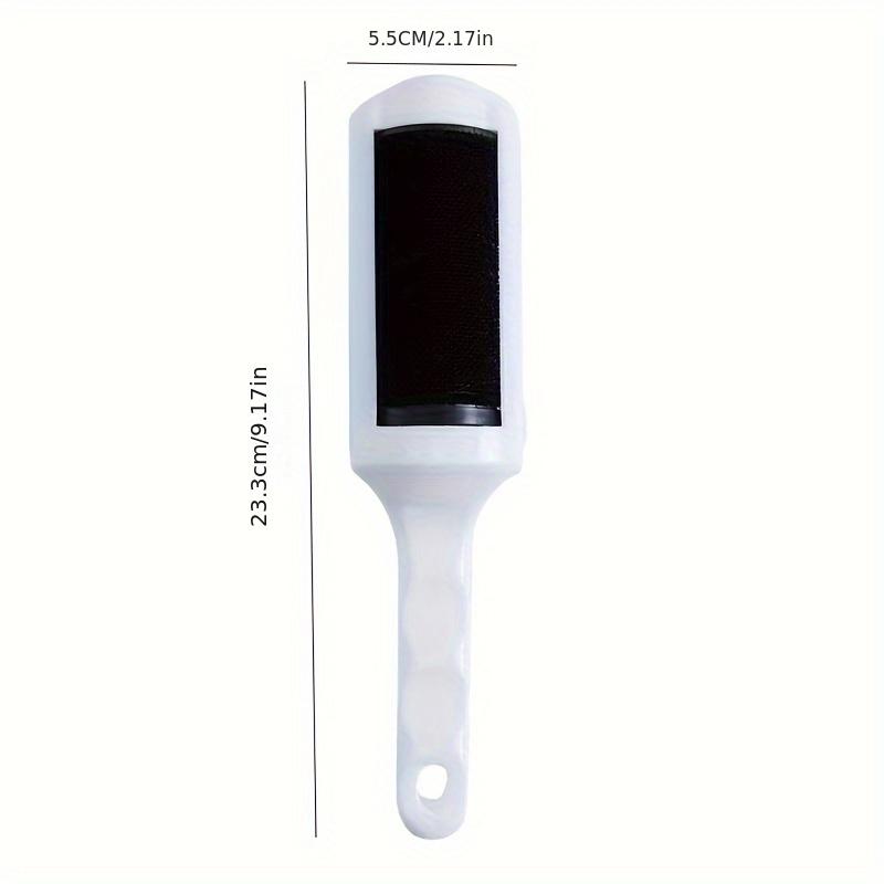 1pcs Electrostatic Dust Removal Brush for Removing Hair and Dust from Clothes Double-sided White Hair Removal Brush