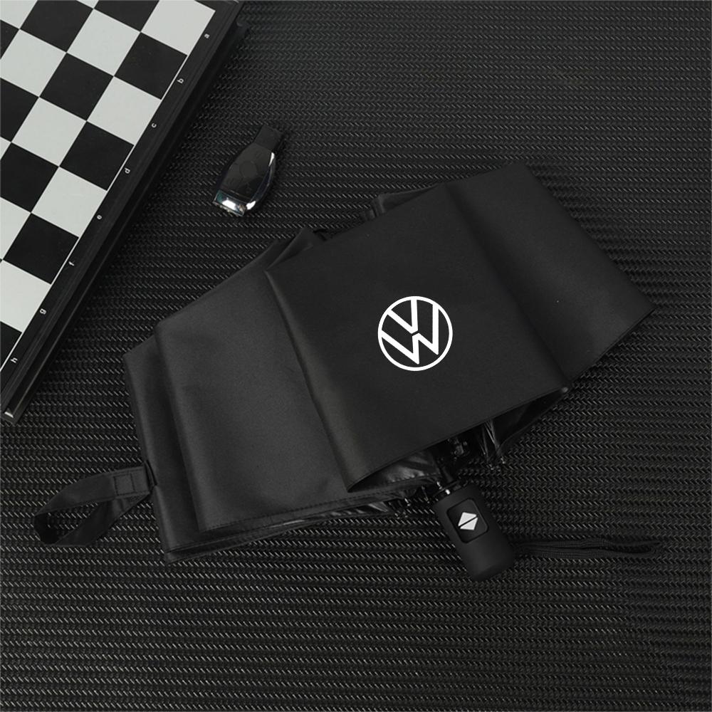 Car Folding Rainproof Sun Protection UV Sunshade Umbrella Center Cover for Volkswagen VW R Line R32 Touareg Passat Polo 4 Motion zq5