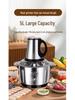 Large Capacity Multifunctional Electric Meat Grinder: Stainless Steel Mincing Food Processor for Home and Commercial Use