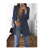 2024 European & American Fashion Women's Slim Lapel Cardigan Blazer - Spring/Autumn Collection