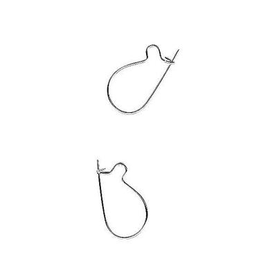 CTOP 10 15mm Silver Earring Hooks