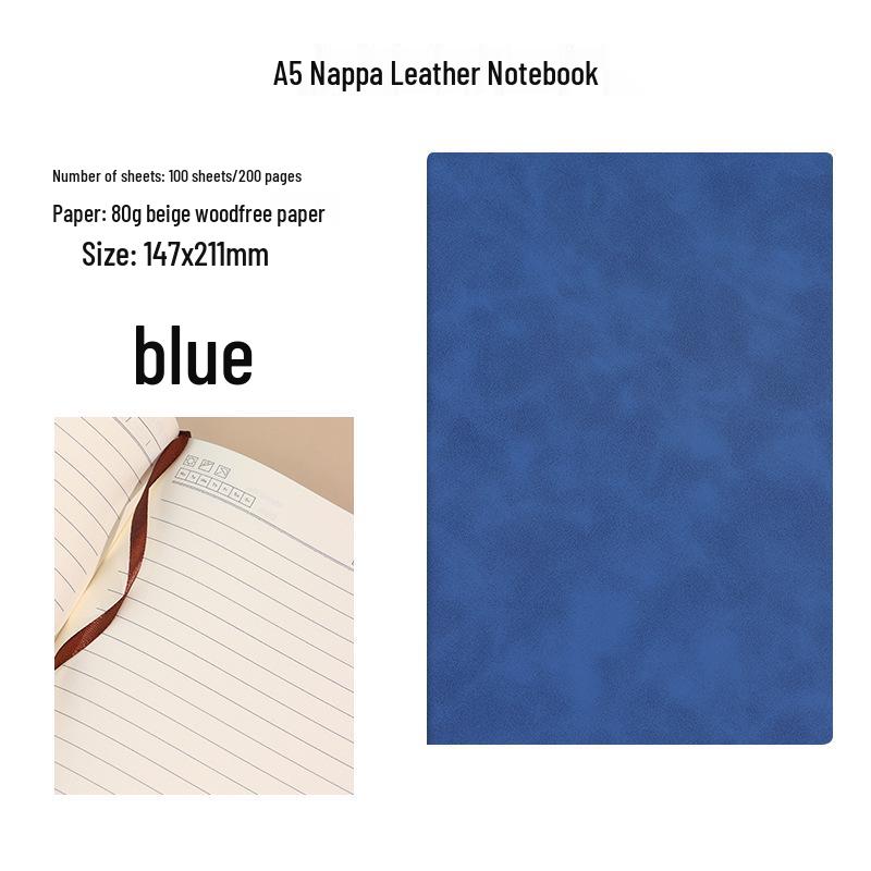 A5 PU Leather Business Office Notebook with Daolin Paper