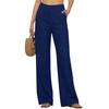 Women's Casual And Fashionable Color Loose Pants With Pocketes