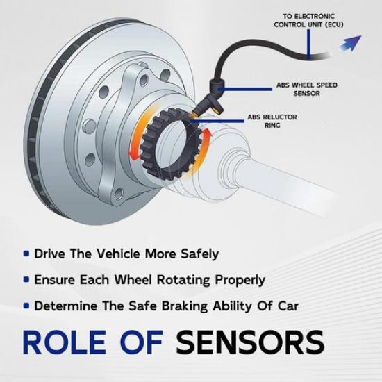 Passenger Side ABS Speed Sensor Wire Fit For Lexus GS350 IS250 IS350 89516-30150
