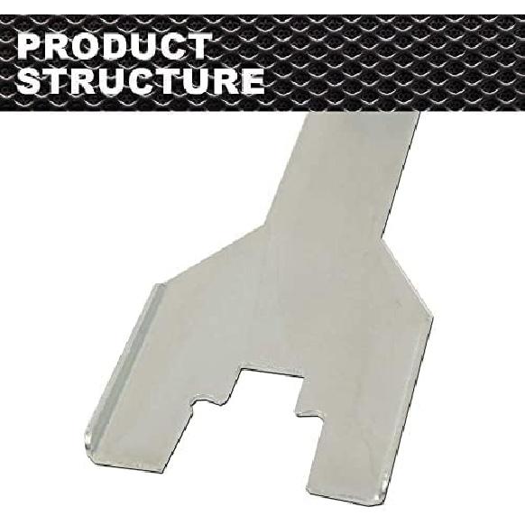 CROSSDESIGN Demontagewerkzeug Gestanzter Innentürgriff Stahl Innentürgriff Fensterlüftungskurbel Halteclip Demontagewerkzeug Kompatibel mit Chevy GM
