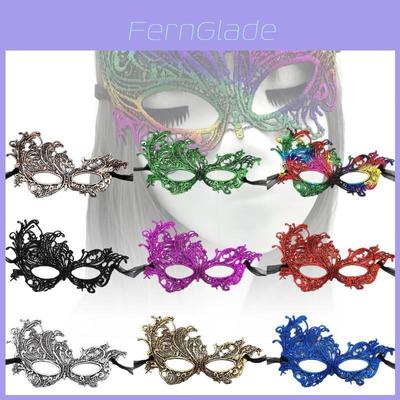 Elegante Phönix Goldfolien-Spitzen-Halbmaske für Partys, Halloween und Kostüme