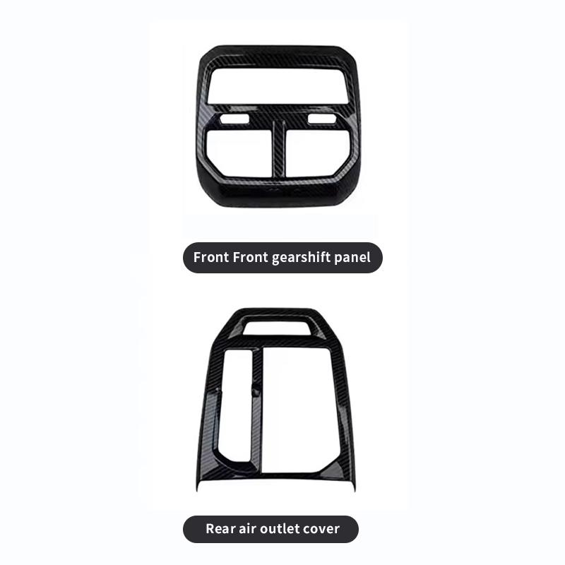 Pro BMW ix IX40 IX50 M60 2025-2025 Auto ochrana zadního výdechu klimatizace z uhlíkových vláken mimo trend dekorativní doplněk interiéru