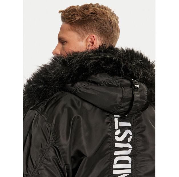 Зимняя куртка Alpha Industries 113145, черная, стандартный крой