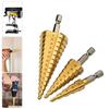 Cutter Step Cone Drill Equipment Hex Shank High Speed Steel Hole