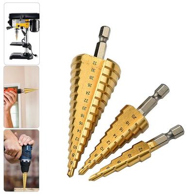 Broca Cônica Escalonada Broca Equipamento Haste Sextavada Aço Rápido Buraco