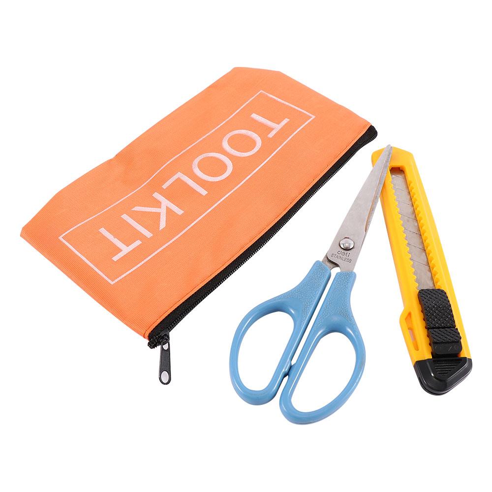 600D Oxford Cloth Portable Pouch Simple Style Tool Kit Case Wrench Bag Waterproof Zipper Storage