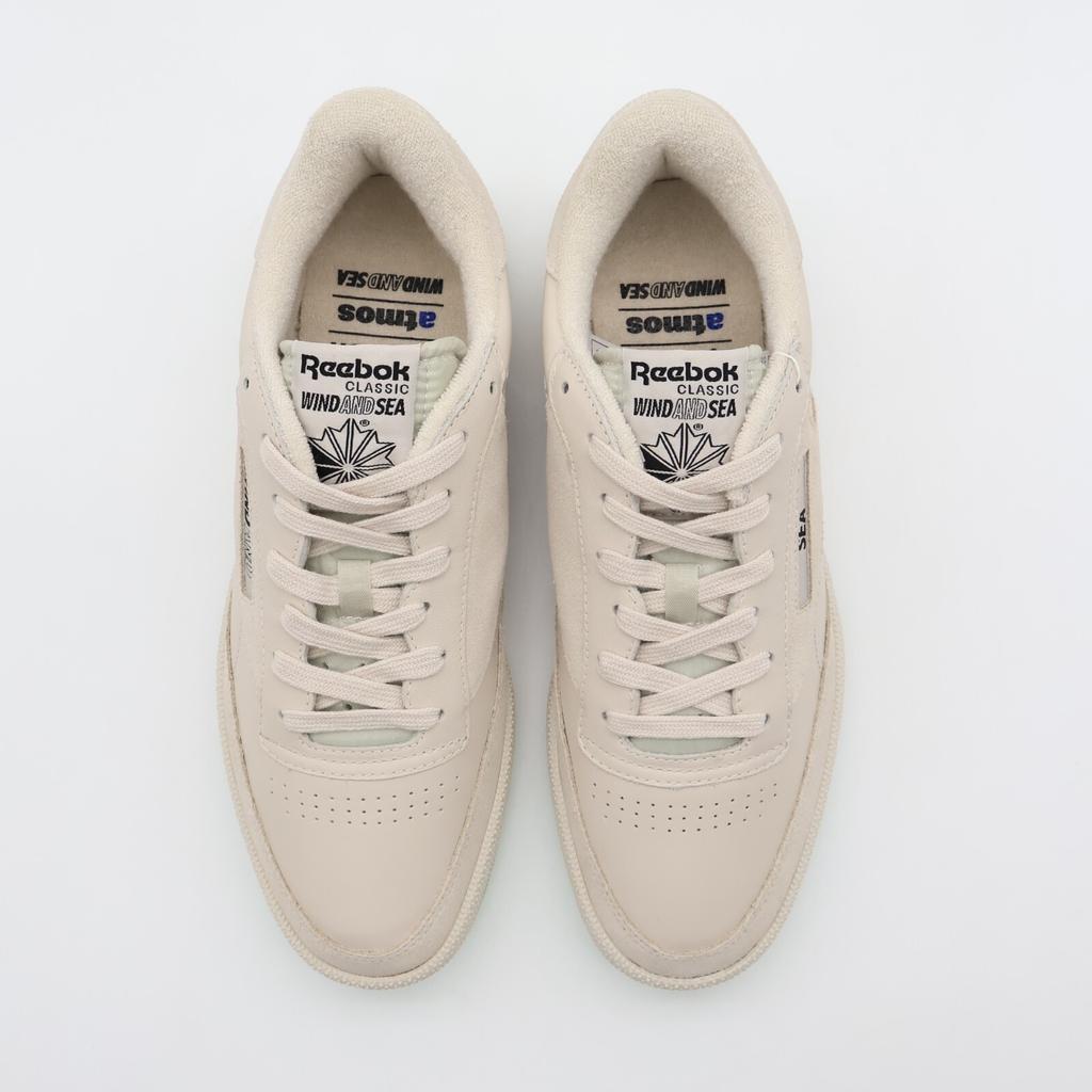 R00007 WIND AND SEA atmos Reebok Club C 85 Ivory (Men's)