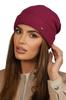 Women' Woolen Hat with a Turn-Up In Fuchsia Cameo-Crocus