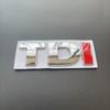 YKPSC1 3D Metal Logo TDI Emblem Car Front Grill Badge Rear Trunk Sticker For VW Golf 4 6 7 MK6 Polo Jetta Passat Accessories