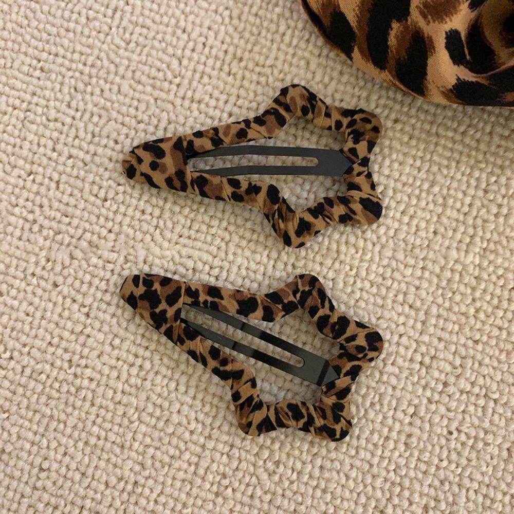 Sponka do vlasů s leopardím vzorem Sponka ve tvaru kapky vody Módní sponka do vlasů Doplňky do vlasů
