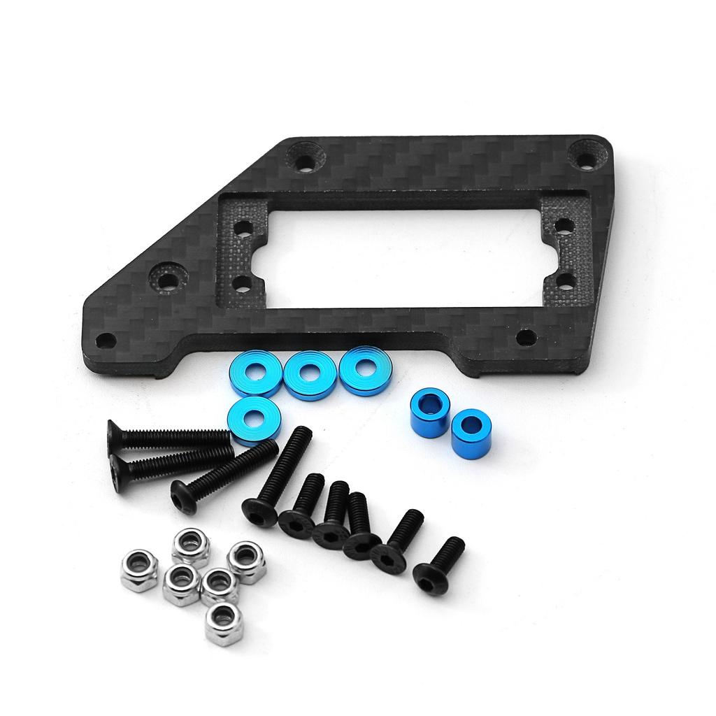 Carbon Servo Axle Mount, Upgrade Parts for SCX10 1Celsius10 RC Car, Lightweight Design Improves Stability and Performance