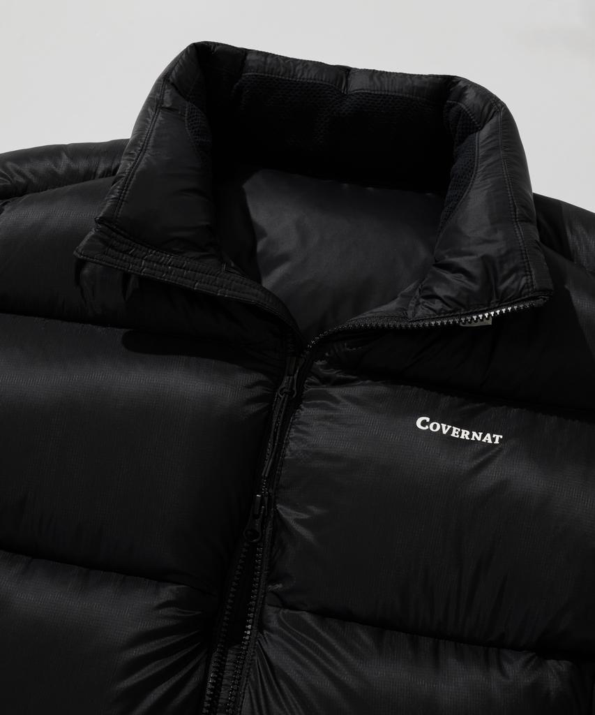 COVERNAT Civic Sheer Ripstop Rds Short Puffer Black