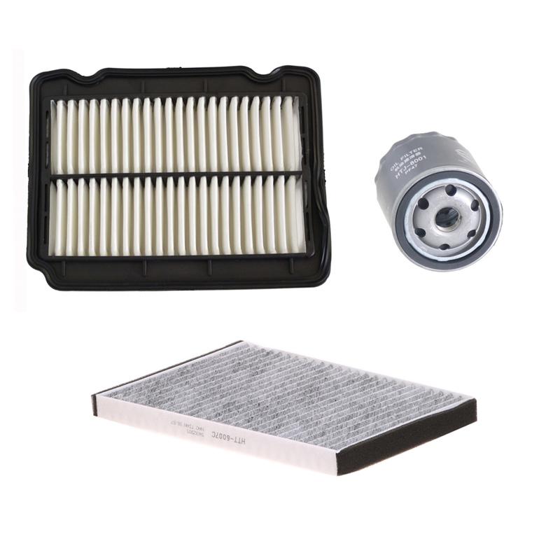 3pcs Filter Set Enigne Cabin Air Oil Filter For Chevrolet Aveo 2005-2010 1.4L/LOVA 2006-2011 1.6L 1444FP 1444.EL C35110