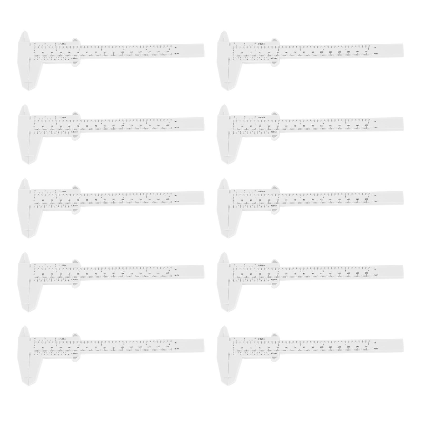 10PCS 150mm Eyebrow Microblading Ruler Eyebrow Makeup Measuring Position   Tools for Beginner Professional User