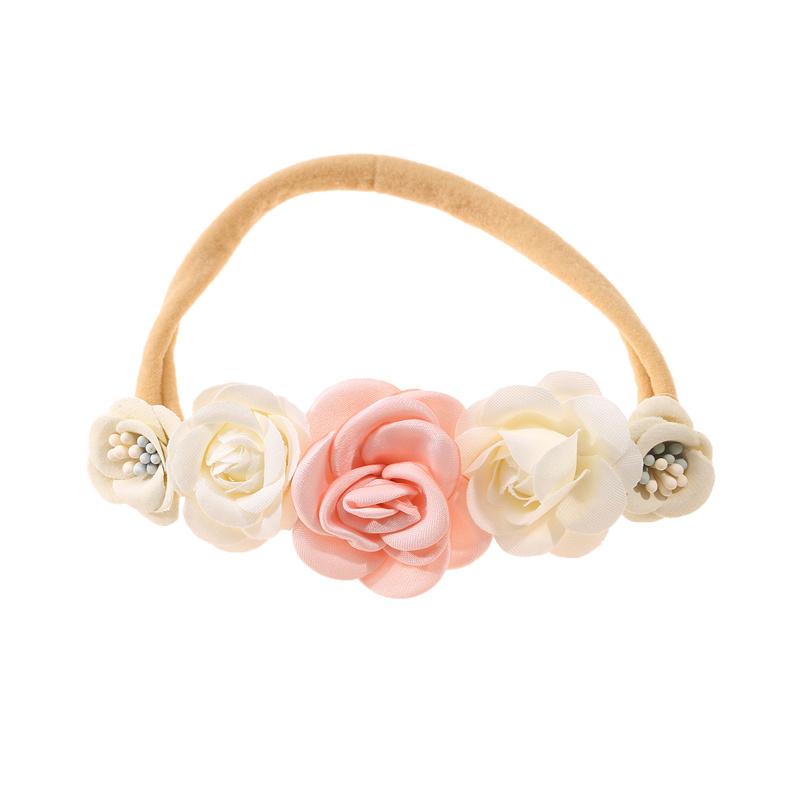 Lovely Baby Girl Headbands Elastic Kids Floral Head Bands Newborn Infant Toddler Hairband Headwear Hair Accessories