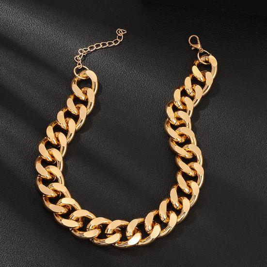 Unisex Thick Link Chain Short Necklace Hip Hop Party Club Statement Jewelry Gift