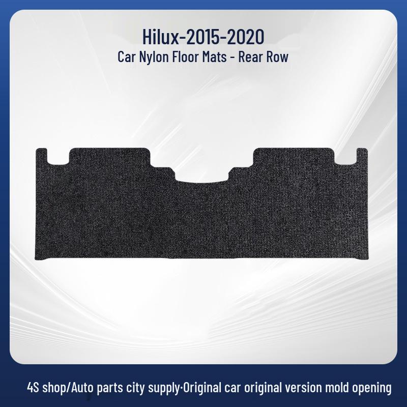 Toyota Hilux 2015-20 Black Nylon Dustproof Floor Mats
