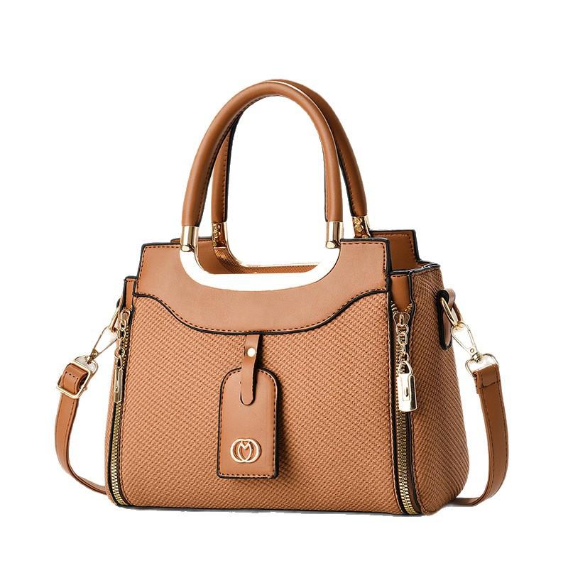 Chic Beautiful Texture Daily Handbag, Multi-purpose Top Handle Shoulder Crossbody Matching Bag For Girls Ladies