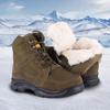 Fashion Men Snow Boots Winter Thick Warm Wool Boots High Quality Cowhide Cotton Boots for Men Mid-tube Outdoor Casual Shoe Large Size 45