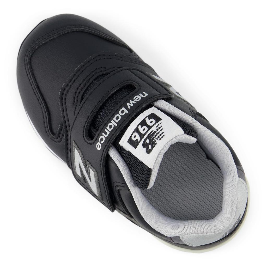 Sneakers IZ996 Current Model Velcro Boys Girls BE3 cm W [New Balance] Baby/Kids (BLACK) 16.0