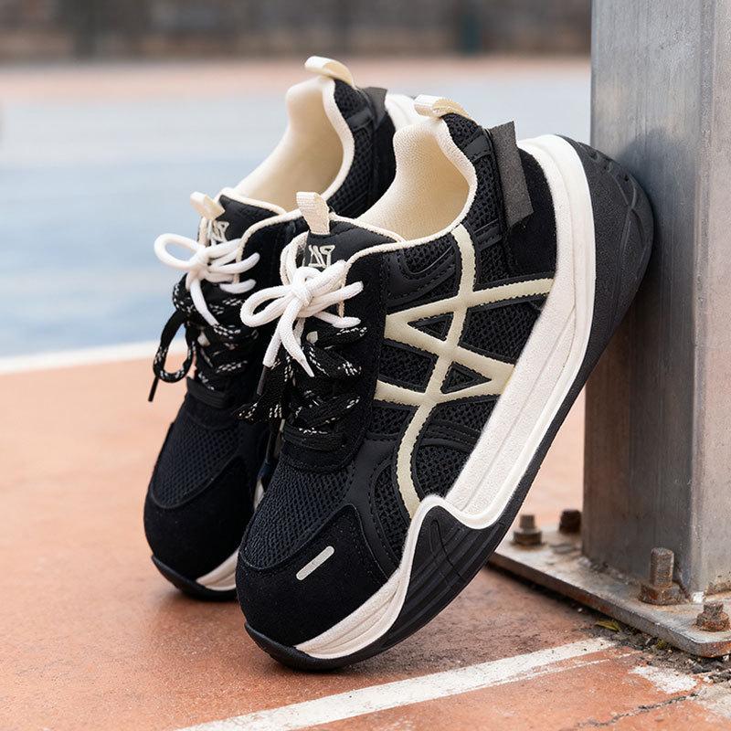 Height-increasing platform Forrest Gump shoes women's autumn new versatile lightweight casual sports shoes dad shoes German training shoes