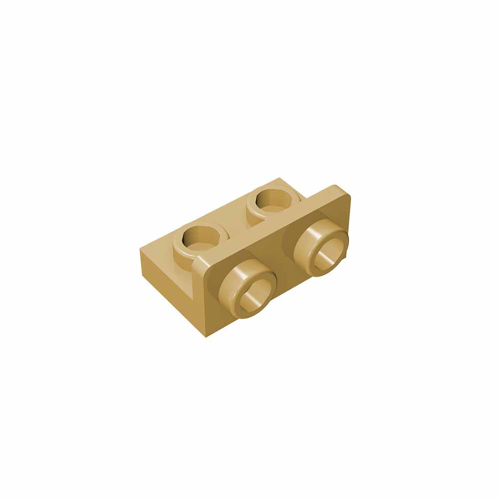 50PCS MOC 1x2-1x2 reverse bracket compatible with 99780 bulk brick components x building block parts granule toys