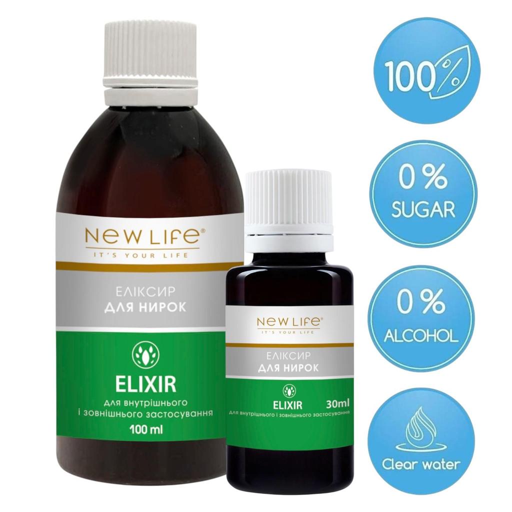 Эликсир для Почек на Травах Диетическая Добавка New Life