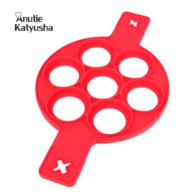 7 Holes Silicone Pancake Maker Creative Kitchen Fried Eggs Molds Non Stick Kitchen Cooking Tools