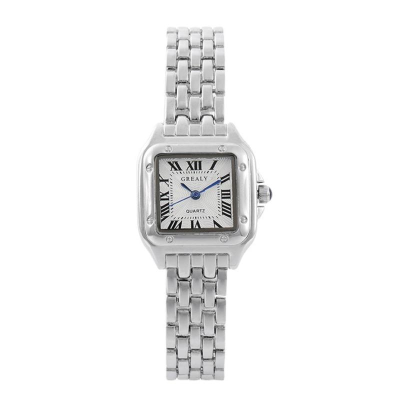 Orologio Casual Moda Cinturino in Lega d'Acciaio Bracciale con Diamanti Orologio al Quarzo da Donna